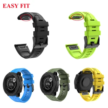 Силиконовый ремешок для часов JKER для Garmin Instinct Быстросъемный спортивный сменный ремешок Easy Fit Watch Для Fenix 5 5 Plus Ремешок для часов