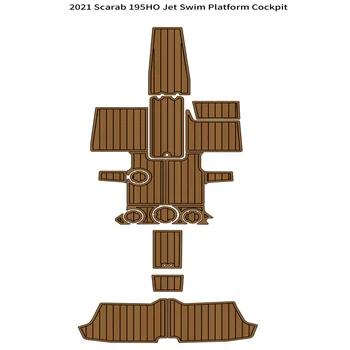 2021 Скарабей 195HO, Платформа для плавания на Реактивном самолете, Кокпит, Коврик для лодки, EVA-Пена, Тиковый коврик для пола
