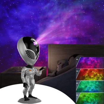 Проектор Tikiyos Astronaut Aliens Galaxy, Рождественский подарок, лампа для домашнего декора комнаты, Декоративные светильники для астронавтов, праздничный подарок