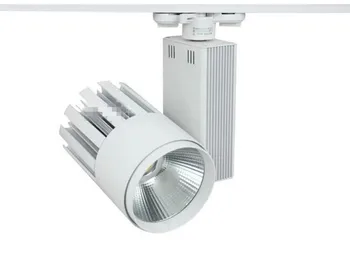 Горячий!!! 40 Вт теплый холодный белый COB светодиодный трековый светильник, рельсовый светодиодный точечный светильник, магазин одежды, промышленное освещение, настенный светильник AC85-265V