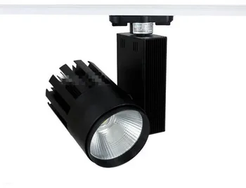 Горячий!!! 40 Вт теплый холодный белый COB светодиодный трековый светильник, рельсовый светодиодный точечный светильник, магазин одежды, промышленное освещение, настенный светильник AC85-265V
