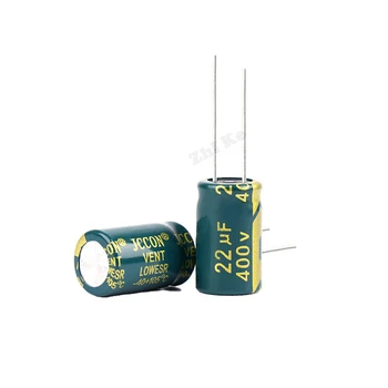 10 шт. Алюминиевый электролитический конденсатор 22 мкФ 400 В 13*17 мм frekuensi tinggi Радиальный электролитический конденсатор