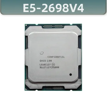 xeon Оригинальная версия E5-2698V4 CPU Процессор 2,20 ГГц 20-ядерный 50M FCLGA2011-3