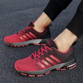 Мужские кроссовки для бега, дышащая спортивная обувь для бега на открытом воздухе, легкие кроссовки для женщин, удобная спортивная обувь для тренировок
