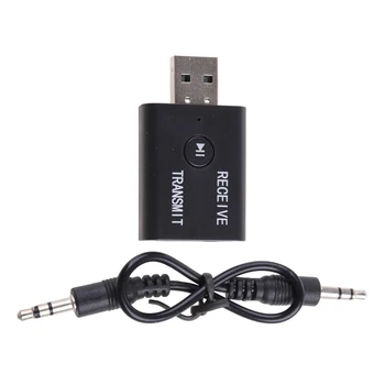 Мини-передатчик-приемник, совместимый с Bluetooth 5.0, адаптер-ключ беспроводной USB-передачи музыки для автомобильного телефона