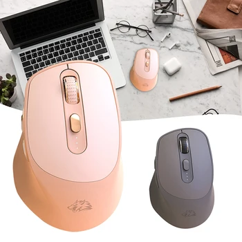 Беспроводная мышь, Совместимая с Bluetooth, двухрежимная мышь 2,4G, Эргономичная кнопка отключения звука с разрешением 4000 точек на дюйм для MacBook iPad, планшета, портативного ПК, мыши