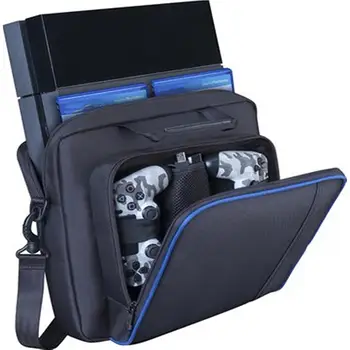 Игровая сумка оригинального размера, Консольная защитная сумка на плечо, Универсальный чехол для путешествий, Замена для PS4 PS4 Slim