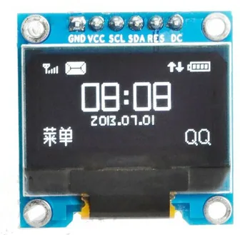 IPS 0,96 дюймов 6PIN Синий/Белый/Желто-синий OLED-дисплей Экранный Модуль SSD1306 Drive IC 128*64 SPI/IIC Интерфейс
