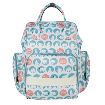 Модные сумки для подгузников, водонепроницаемая нейлоновая сумка для мамы с принтом, рюкзак большой емкости, сумка для мамы, детская прогулочная коляска