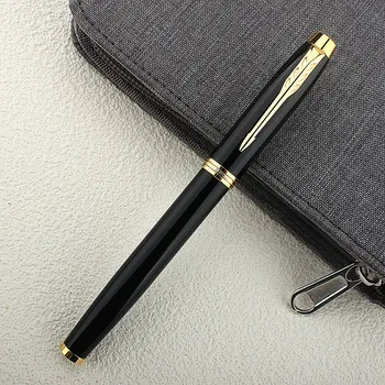 Новое роскошное качество, 2 цвета, деловая офисная перьевая ручка F 0,5 мм, студенческие школьные принадлежности, чернильные ручки