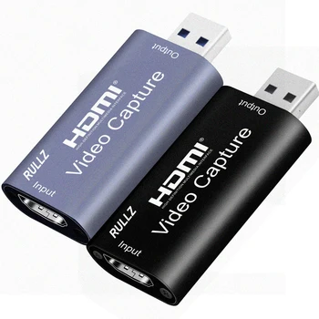 Карта Видеозахвата 1080P USB 2.0 HDMI Коробка для видеозаписи Игровой захват для камеры PS4 Переключатель Видеокамеры Компьютер ПК Прямая трансляция