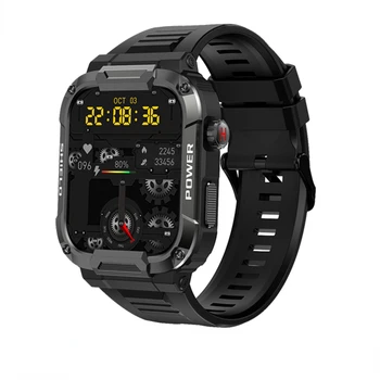 Новые мужские смарт-часы с Bluetooth IP68 5ATM, водонепроницаемые, для занятий спортом на открытом воздухе, Фитнес-трекер, монитор здоровья, Умные часы для Android IOS