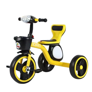 Детские трехколесные велосипеды 2-7 лет, детские велосипеды оптом, освещение, музыка, игрушечные машинки