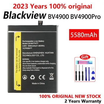 100% Оригинальный сменный аккумулятор 5580mAh BV 4900 Для Blackview LI616077HTT Bv4900 PRO Высокого качества С подарочными инструментами