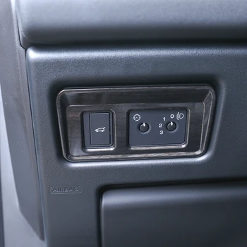 1 шт. Для Land Rover Discovery Sport 2015-2017, Автомобильные аксессуары, Внутренняя отделка из черного дерева, рамка переключателя задней двери, отделка