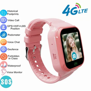 LT36, Детские смарт-часы, Камера для видеозвонков 4G, Детские умные часы, SOS, LBS, местоположение Wi-Fi, Водонепроницаемые детские телефонные часы, подарок для мальчиков и девочек