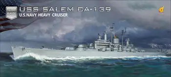 VeryFire VF700908DX 1/700 USS SALEM CA-139 КРЕЙСЕР ВМС США с металлической гравировкой Deluxe Edition