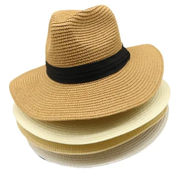 Складной Для женщин Солнцезащитный козырек для отдыха, кепка с козырьком, Фетровые шляпы, летняя солнцезащитная шляпа, панама, Соломенная шляпа, Плетеная кепка от солнца