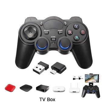 2.4 G USB Беспроводной Игровой Контроллер Геймпад Для Телефона Android Джойстик Joypad с Адаптером OTG-Конвертера Для PS3 Tablet PC TV Box