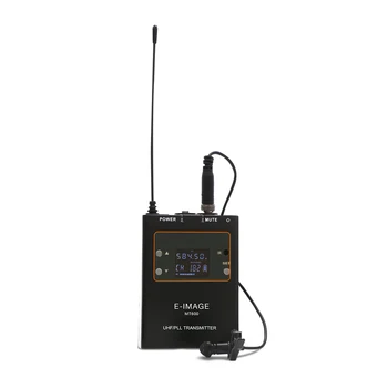 E-IMAGE MTR-S4 Профессиональный открытый беспроводной микрофон, двухканальный приемник UHF, два ошейника для тела