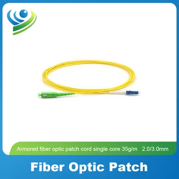 Однорежимный волоконно-оптический соединительный кабель SC APC-LC 9/125 мкм