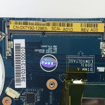 CN-0X7Y92 0X7Y92 X7Y92 С процессором SR1DX 2981U Материнская плата для ноутбука DELL Latitude E5450 Материнская плата LA-A901P DDR3 100% Полностью протестирована