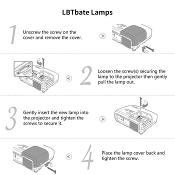 BG650-Замена лампы проектора/колбы для LG BG630-JL/BG650/BG630/BG650-JL Lamp проектор