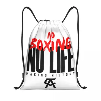 Caneloer No Boxing No Life Making History Y Сумки на шнурке, Спортивная сумка, Графический Винтажный рюкзак, Забавная Шутка, Рулон одеяла, Удобный