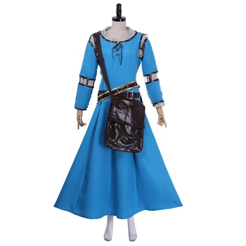 Костюм храброй принцессы Мериды для Косплея, костюм для взрослых на Хэллоуин, сшитый на заказ