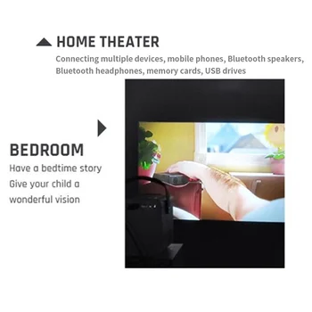 Мини-Проектор Ручной TFlag Y9 для Домашнего Кинотеатра Android Портативный Видео Wifi 200Ansi 1 + 8GB Проектор для Офиса Мобильного телефона