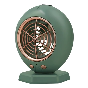 Персональный испарительный охладитель воздуха, портативный охлаждающий вентилятор, тихий 3-скоростной настольный вентилятор с питанием от USB для спальни, домашнего офиса