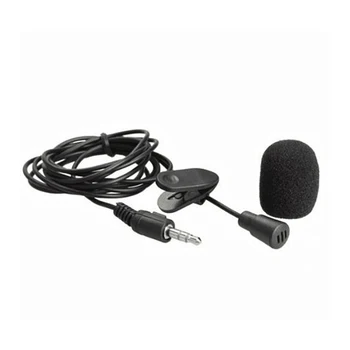 3,5 мм Проводной профессиональный микрофон на лацкане для прямой трансляции интервью с шумоподавлением, микрофон с защитой от помех и защитой от ветра