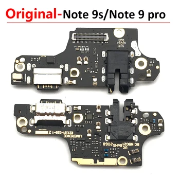 Оригинал Для Redmi Note 8T 9s 9 Pro USB Зарядное Устройство док-разъем Зарядный Порт Плата Микрофонный Гибкий Кабель Для Xiaomi POCO X3 NFC Pro