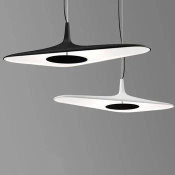 Современные Простые подвесные светильники Luceplan Soleil Noir Подвесной светильник для украшения гостиной, спальни, магазина одежды, светодиодного освещения