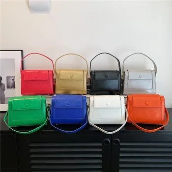 Женская сумка Роскошного Дизайнера ярких цветов, трендовая женская сумка через плечо в стиле Ретро, Женский кошелек для покупок, Bolsas, горячая сумка-мессенджер