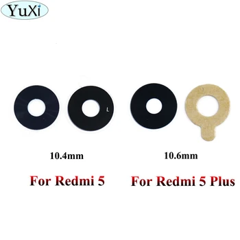 YuXi Для Xiaomi Redmi 5/Redmi 5 Plus Камера Стеклянный Объектив Задняя Камера Стеклянный Объектив с Клеем Замена Запасных Частей Для Ремонта