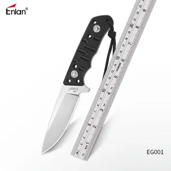 Enlan EG001 VG10 Нож С Фиксированным Лезвием Full Tang Design G10 Тактический Нож Для Выживания в Кемпинге Утилита Для Охоты Bushcraft Фиксированные Ножи