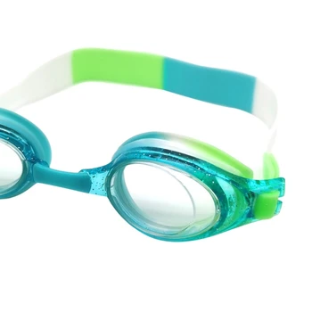 Очки для плавания для детей, очки с противотуманными, водонепроницаемыми линзами с защитой от ультрафиолета GXMF