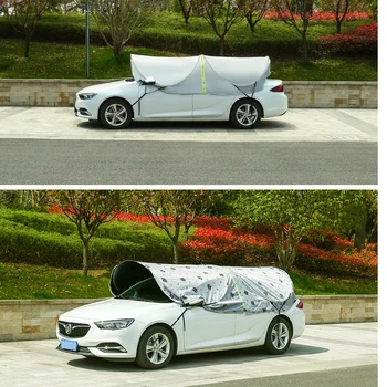 Летний Складной Автомобильный Чехол Солнцезащитный Козырек Автомобильный Защитный Зонт УФ Для BMW 1 2 3 4 5 серии F30 F31 E90 E91 E92 E46 E36 E30