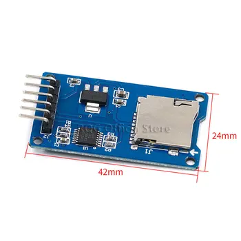 Плата расширения памяти Micro SD Micro SD TF Карта Модуль защиты памяти SPI для продвижения Arduino