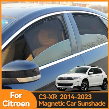 Солнцезащитный Козырек Для Citroen C3 XR 2014-2023 Магнитный Солнцезащитный Козырек Для Окна Автомобиля Защита Переднего Лобового стекла C3-XR Автомобильная Шторка