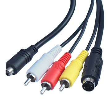 10-КОНТАКТНЫЙ кабель для подключения композитного видео S-video AV RCA к цифровой камере видеокамеры Sony DV