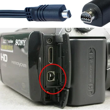 10-КОНТАКТНЫЙ кабель для подключения композитного видео S-video AV RCA к цифровой камере видеокамеры Sony DV