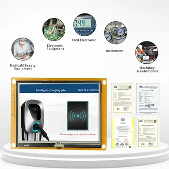 5-Дюймовый интеллектуальный ЖК-модуль HMI, TFT-дисплей, сенсорный экран с бесплатным программным обеспечением GUI, простота в эксплуатации, поддержка любого MCU