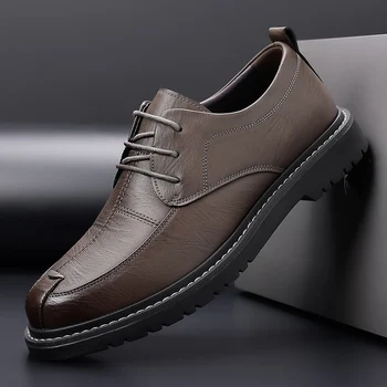 Высококачественная брендовая мужская обувь из натуральной кожи, мужская профессиональная деловая обувь, универсальная мужская повседневная обувь, дышащая
