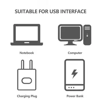 Лампа с разъемом USB, Зарядка от компьютера, мобильного устройства, Маленькие Книжные лампы USB, Светодиодная лампа для чтения с защитой глаз, Маленький круглый светильник, Ночник