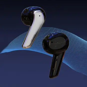 Модные беспроводные наушники с двумя микрофонами Автоматическое сопряжение Объемный звук Беспроводные наушники Игровая одежда для наушников