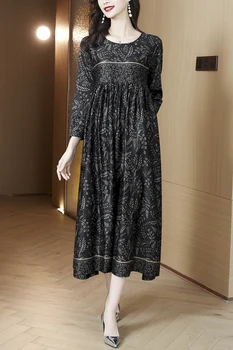 Летнее платье 2022, Женская шелковая одежда с цветочным рисунком, Элегантные пляжные винтажные платья для женщин, одежда Vestido