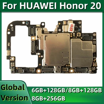 128 ГБ 256 ГБ Материнская плата PCB Модуль Для HUAWEI Honor 20 YAL-L21 Основная печатная плата Оригинальная Материнская плата с глобальной ROM