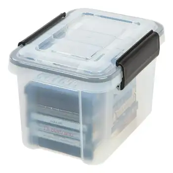 Пластиковый Ящик для Хранения с прокладкой WeatherPro объемом 6 Кварт с Пряжками, Прозрачный пропитанный термометром термометр для мяса Pid-контроль температуры
